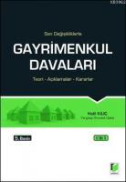 Son Değişikliklerle Gayrimenkul Davaları (3 Kitap Takım)