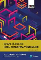 Sosyal Bilimlerde Nitel Araştırma Yöntemleri (9. Baskıdan Çeviri)