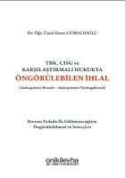 TBK, CISG ve Karşılaştırmalı Hukukta Öngörülebilen İhlal