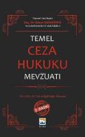 Temel Ceza Hukuku Mevzuatı (Ciltli)