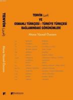 Tenvin Ve Osmanlı Türkçesi