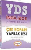 YDS İngilizce Çek Kopart Yaprak Test 2016