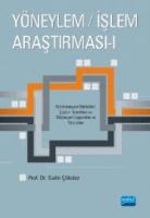 Yöneylem İşlem Araştırması I