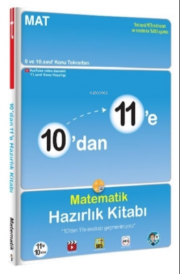 10'dan 11'e Matematik Hazırlık Kitabı Kolektif