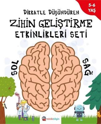Dikkatle Düşündüren Zihin Geliştirme Etkinlikleri Seti (4 Kitap)
