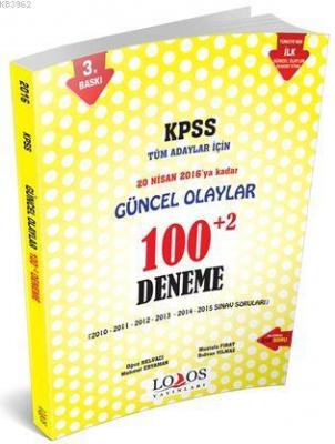 2016-Kpss Güncel Olaylar 100+2 Deneme Kitabı (Büyük Boy) Kolektif