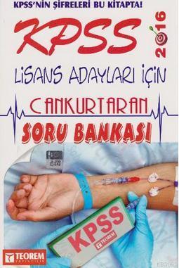 2016 KPSS Lise Önlisans Can Kurtaran Soru Bankası