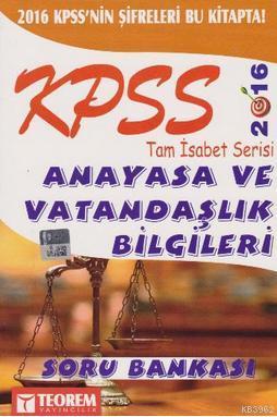 2016 Tam İsabet Anayasa ve Vatandaşlık Bilgileri Soru Bankası