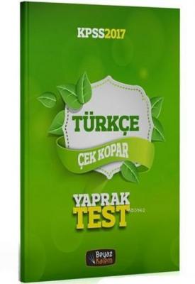 2017 KPSS Türkçe Çek Kopar Yaprak Test Kolektif