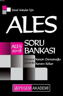 2018 ALES Sözel Adaylar için Tamamı Çözümlü Soru Bankası Kenan Osmanoğ