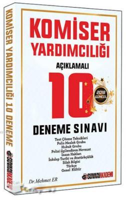 2018 Komiser Yardımcılığı Sınavlarına Hazırlık Açıklamalı 10 Deneme Sı