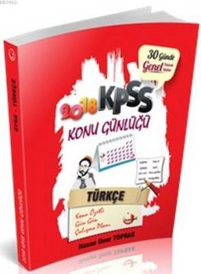 2018 KPSS Konu Günlüğü Türkçe Hasan Onur Toprak