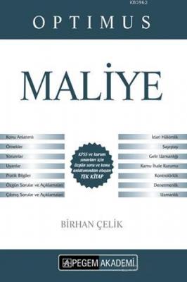 2018 KPSS Optimus Maliye Konu Anlatımlı