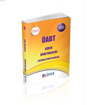 2018 ÖABT Kimya Öğretmenliği Çözümlü Soru Bankası