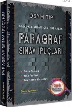 2018 Paragraf Sınav İpuçları