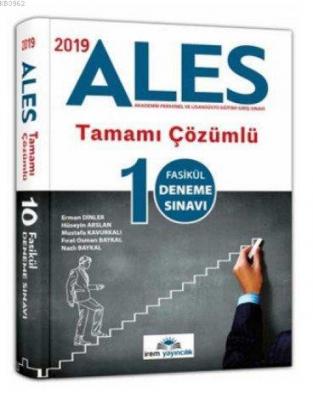 2019 ALES Tamamı Çözümlü 10 Fasikül Deneme Sınavı Hüseyin Arslan
