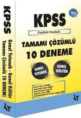 2019 KPSS Genel Yetenek Genel Kültür Tamamı Çözümlü 10 Deneme Toygar Ç