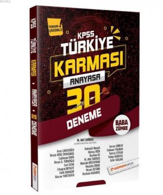 2020 KPSS Anayasa 30 Deneme Türkiye Karması Kolektif