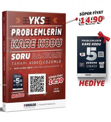 2020 YKS Problemlerin KareKodu Tamamı Video Çözümlü Soru Bankası + 5 Deneme Hediye
