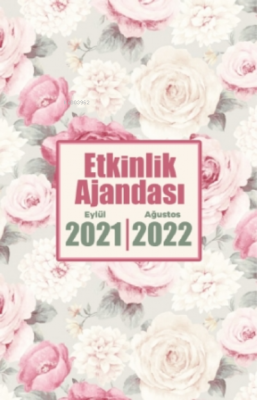 2021 Eylül-2022 Ağustos Etkinlik Ajandası ( Beyaz Buket )