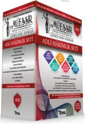 2021 Müessir Çıkmış Soru Bankası Adli Hakimlik Seti Barış Küçük