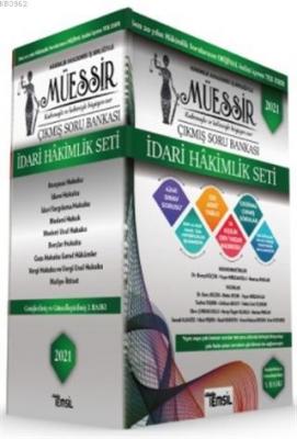 2021 Müessir Çıkmış Soru Bankası İdari Hakimlik Seti Barış Küçük