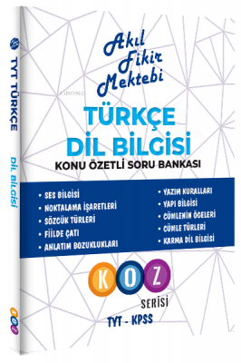 2021 Türkçe Dil Bilgisi Konu Özetli Soru Bankası