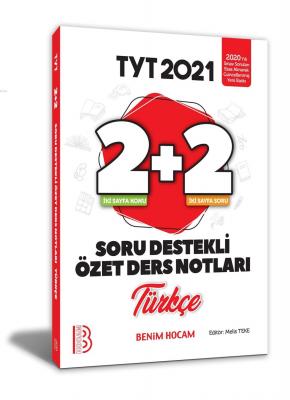 2021 YKS TYT Türkçe 2+2 Soru Destekli Özet Ders Notları Benim Hocam Ya