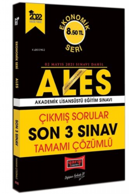 2022 ALES Ekonomik Seri Tamamı Çözümlü Çıkmış Sorular Son 3 Sınav