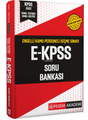 2022 E-KPSS Soru Bankası Kolektif
