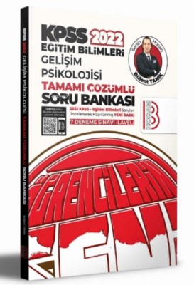 2022 KPSS Eğitim Bilimleri Gelişim Psikolojisi Tamamı Çözümlü Soru Bankası ( 7 Deneme İlaveli )