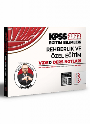 2022 KPSS Eğitim Bilimleri Rehberlik Video Ders Notları
