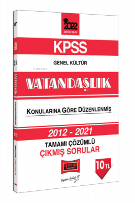 2022 KPSS Genel Kültür Vatandaşlık Tamamı Çözümlü Çıkmış Sorular Kolek