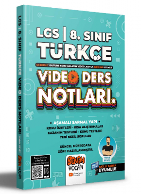 2022 LGS 8.Sınıf Türkçe Video Ders Notları (Konu Anlatımı)