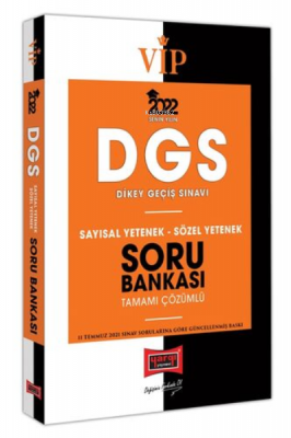 2022 VİP DGS Sayısal Yetenek Sözel Yetenek Tamamı Çözümlü Soru Bankası
