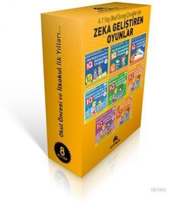 4-7 Yaş Okul Öncesi Çocuklar İçin Zeka Geliştiren Oyunlar (8 Kitap) Ko