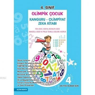 4. Sınıf Olimpik Çocuk Bilsem Kanguru Olimpiyat Zeka Kitabı Kolektif