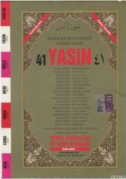 41 Yasin Arapça ve Türkçe Okunuşlu Mealli Fihristli Çanta Boy Kolektif