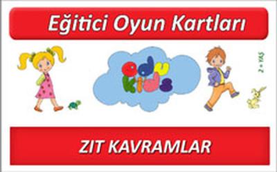 Zıt Kavramlar - Eğitici Oyun Kartları