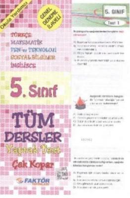 5. Sınıf Tüm Dersler Yaprak Test