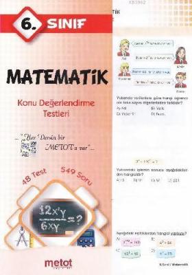 6. Sınıf Matematik Konu Değerlendirme Testleri