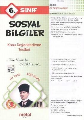 6. Sınıf Sosyal Bilgiler Konu Değerlendirme Testleri