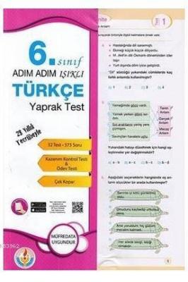 6.Sınıf Türkçe Yaprak Test Kolektif
