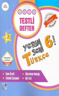 6.Sınıf Yerim Seni Türkçe Testli Defter