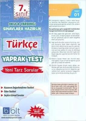 7. Sınıf Türkçe Yaprak Test Kolektif