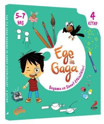 Ege ile Gaga Boyama ve Sanat Etkinlikleri (4 Kitap)
