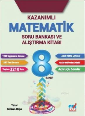 8.Sınıf 2017 Kazanımlı Matematik Soru Bankası ve Alıştırma Kitabı
