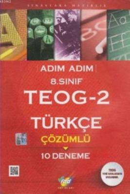8. Sınıf Adım Adım TEOG - 2 Türkçe Çözümlü 10 Deneme Kolektif
