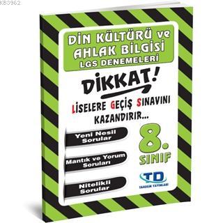8. Sınıf Din Kültürü ve Ahlak Bilgisi LGS Denemeleri