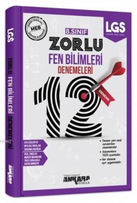 8. Sınıf Fen Bilimleri 12 Zorlu Denemeleri Ankara Yayıncılık